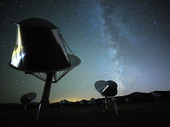 Allen Telescope Array credit: Seth Shostak, SETI Institute