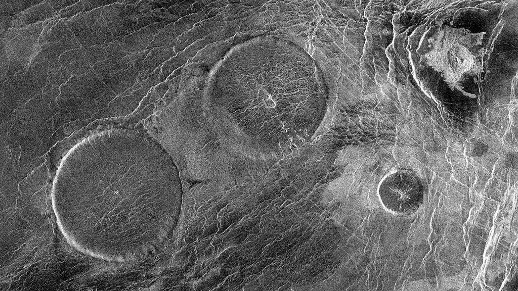 flat domes on the surface of Venus