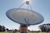 CSIRO’s Parkes radio telescope. Credit: John Sarkissian