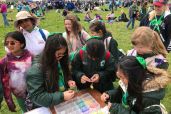 Girl Scouts at Bridging 2019
