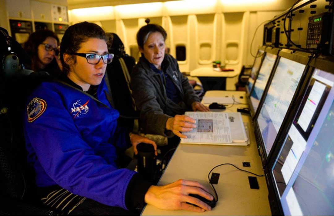 AAA Teachers and SETI Institute staff onboard SOFIA