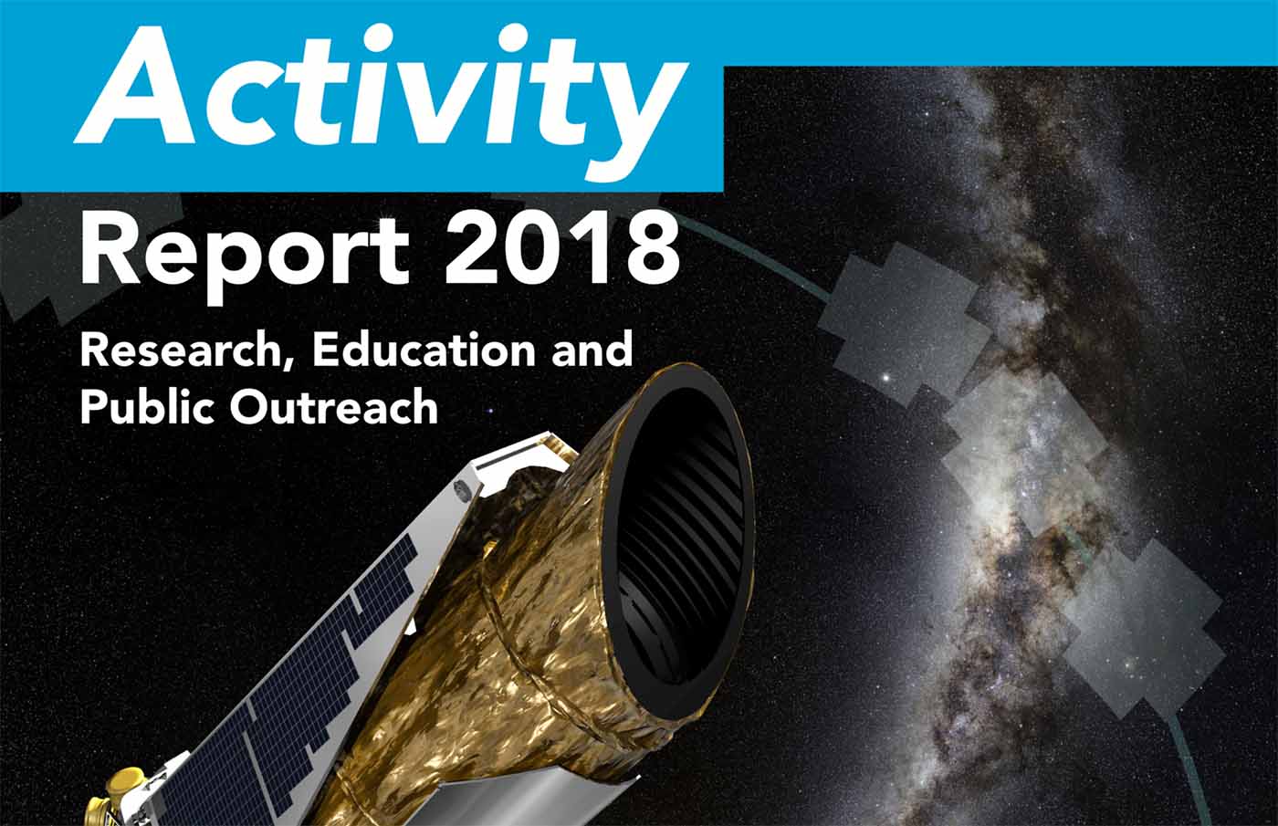 Front cover of The SETI Institute's Activity Report for 2018