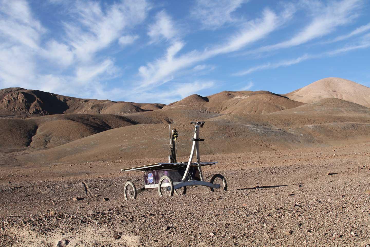 Zoë rover at Atacama