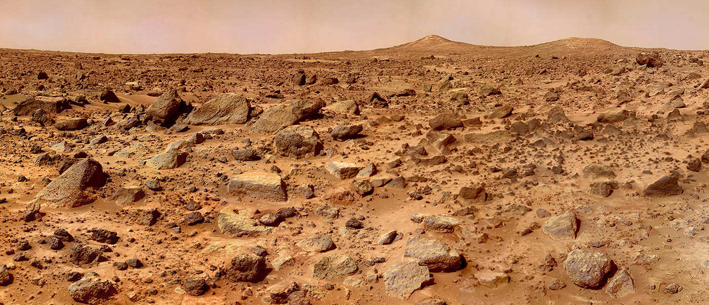 Image of Mars' Rocky Surface