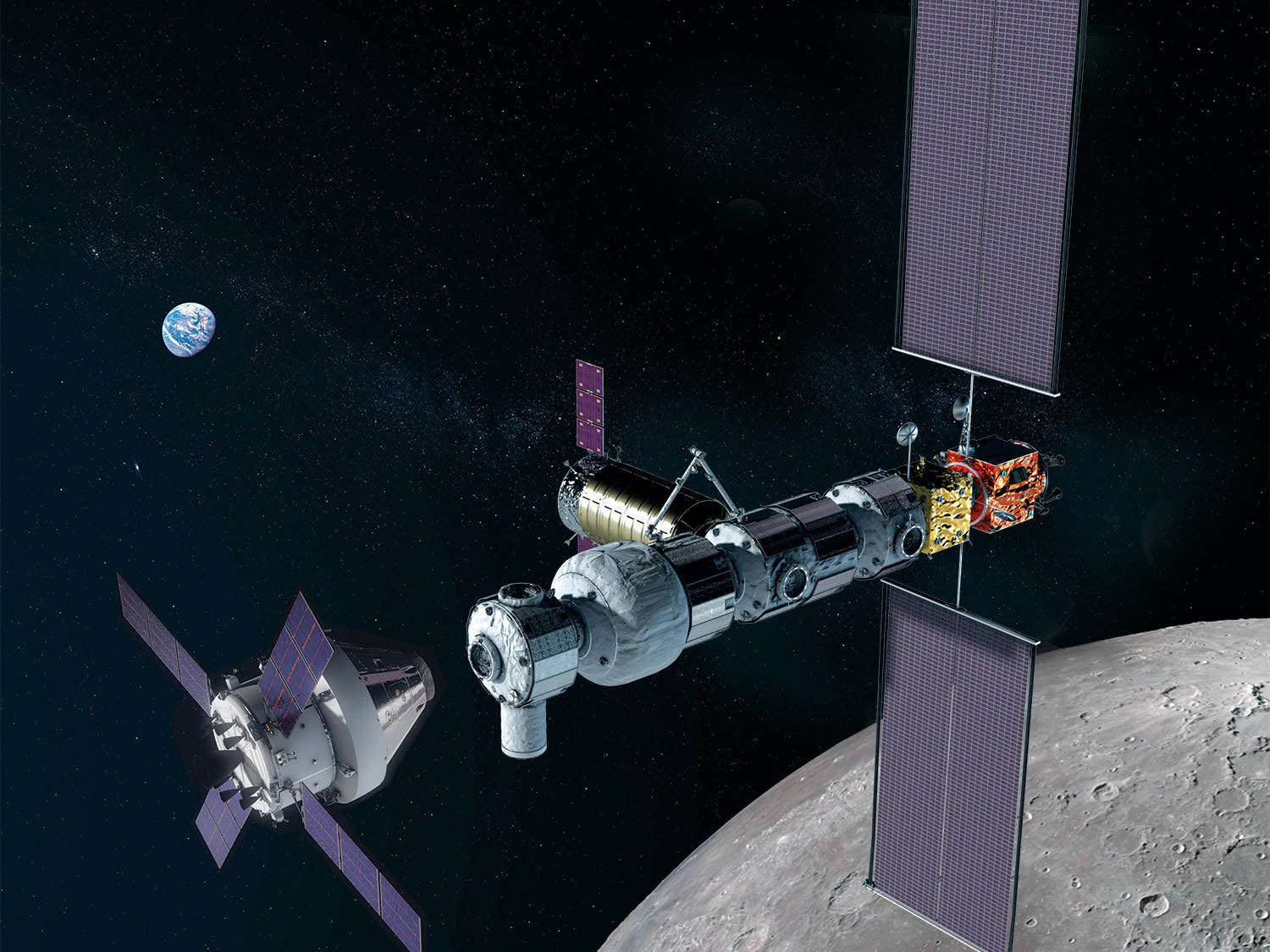 lunar space station