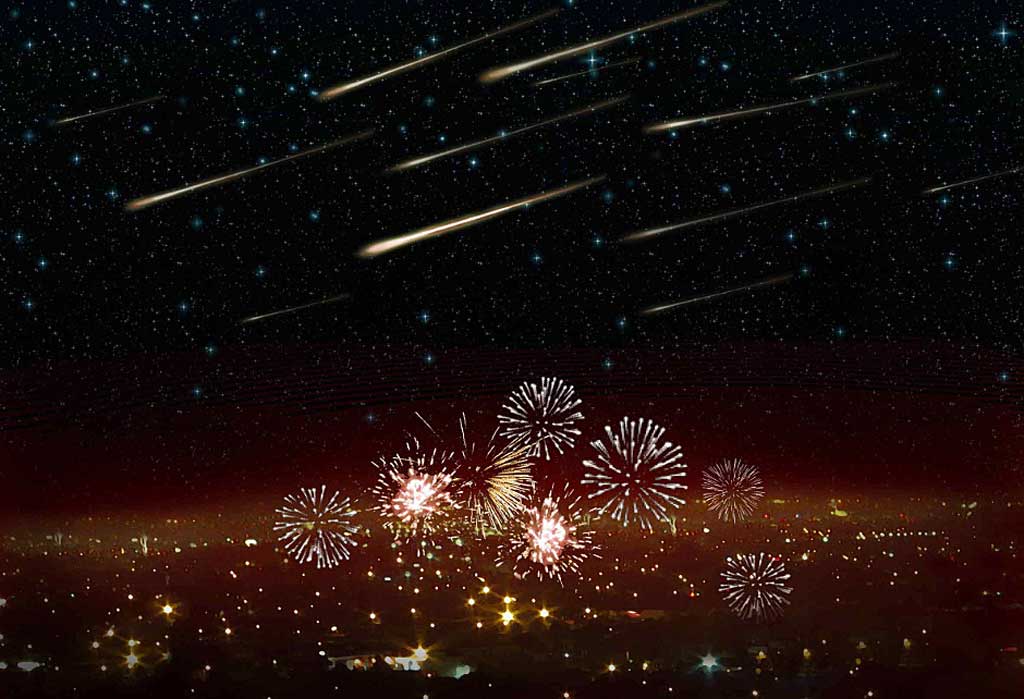 Fireworks and Meteors
