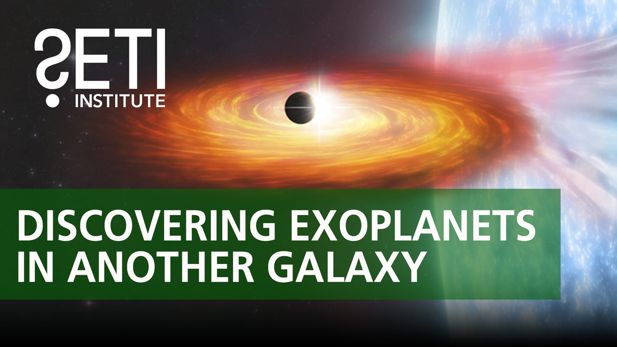 Discovering Exoplanets in Another Galaxy