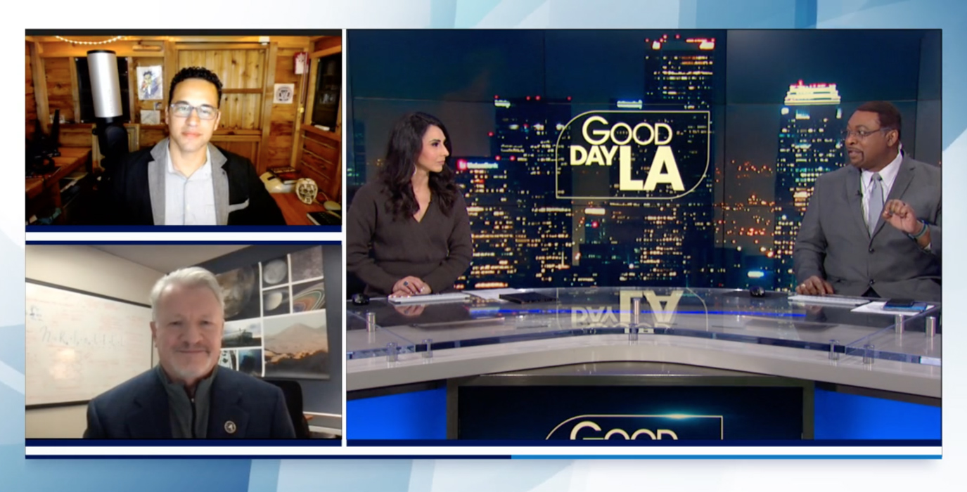 Franck Marchis and Bill Diamond for Good Day LA