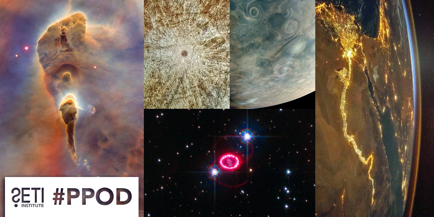 Collage of this week's planetary pictures