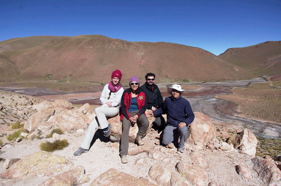 science team in Chile
