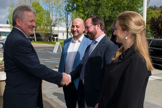 Bill Diamond and Luxembourg Delegation