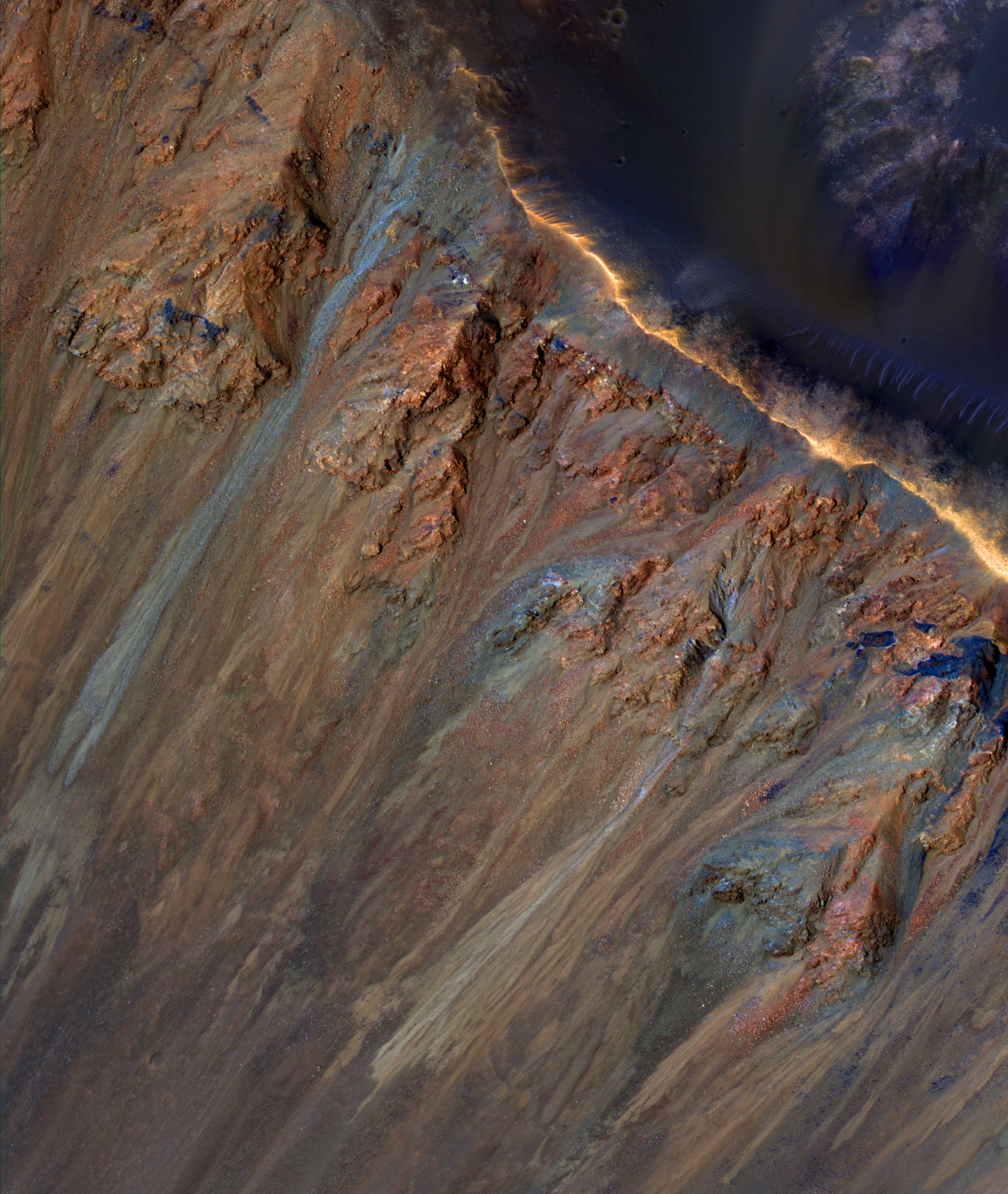 Krupac Crater, Mars