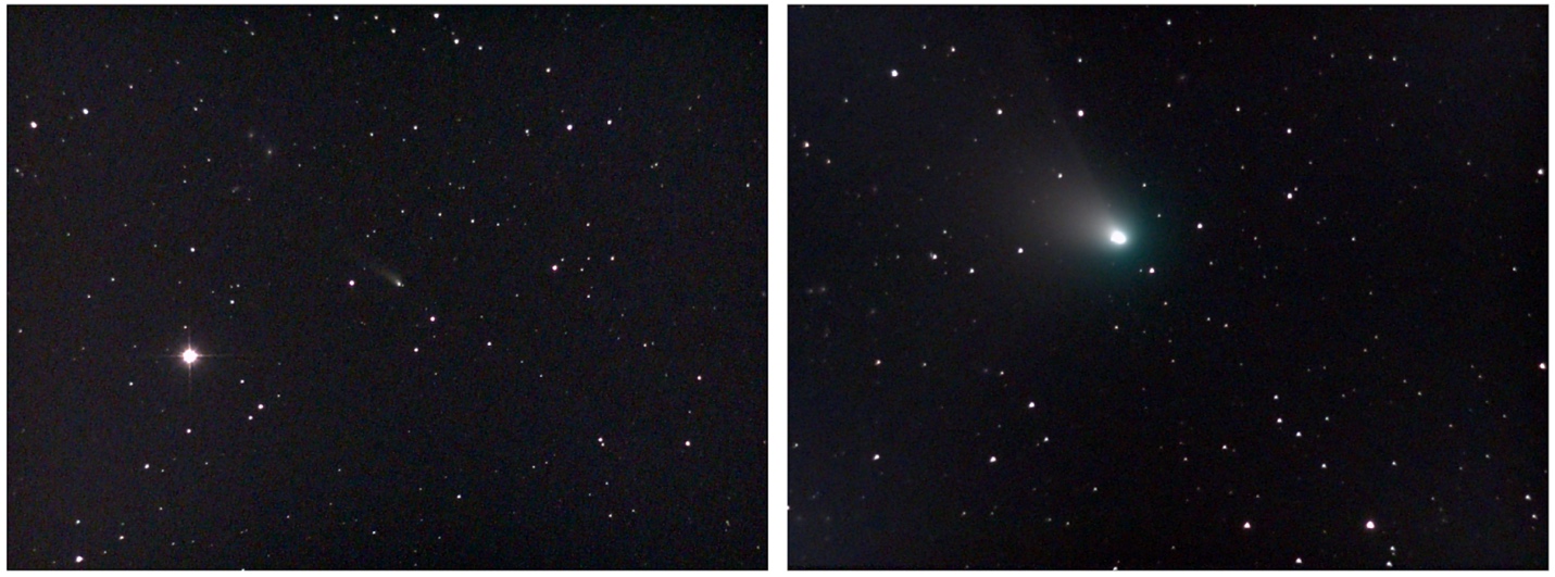 Comet E3 Comes Close to Earth