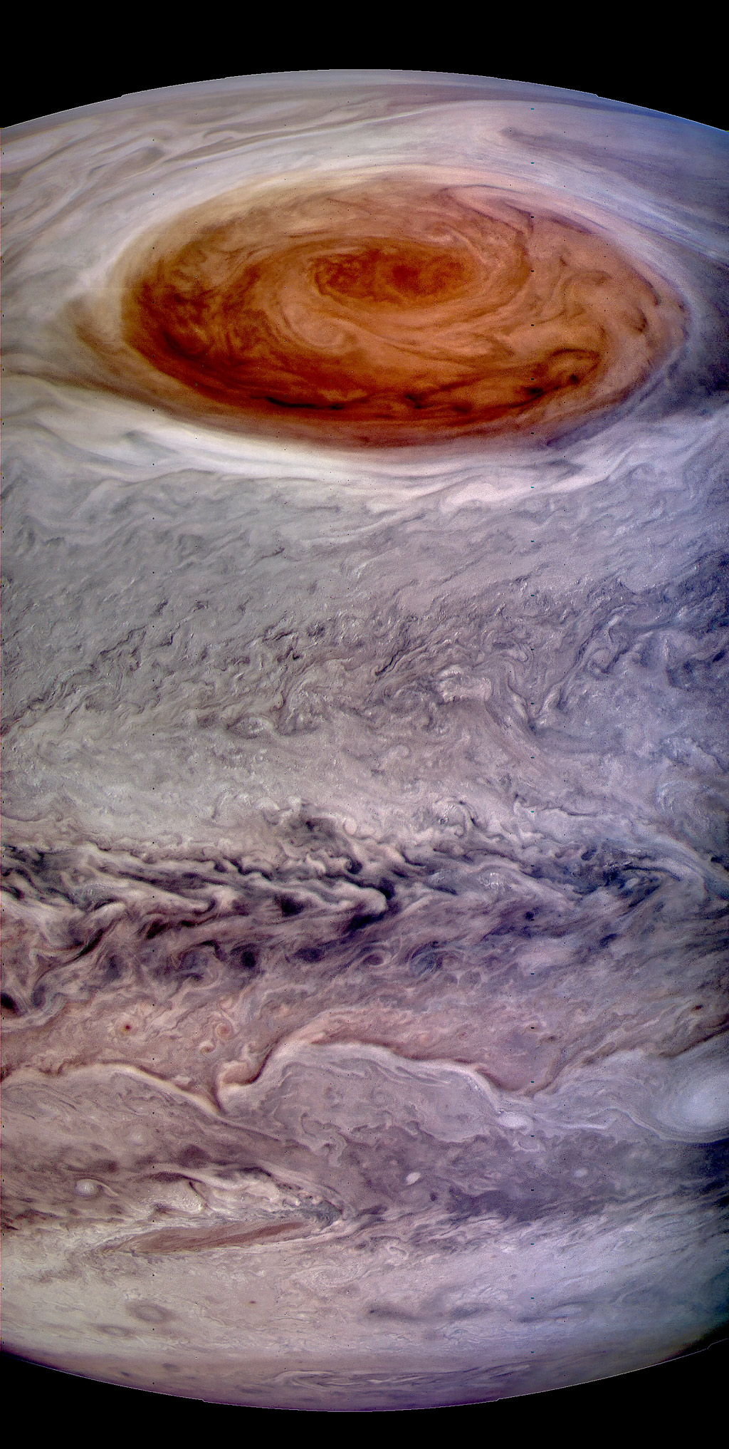 Jupiter's great red spot