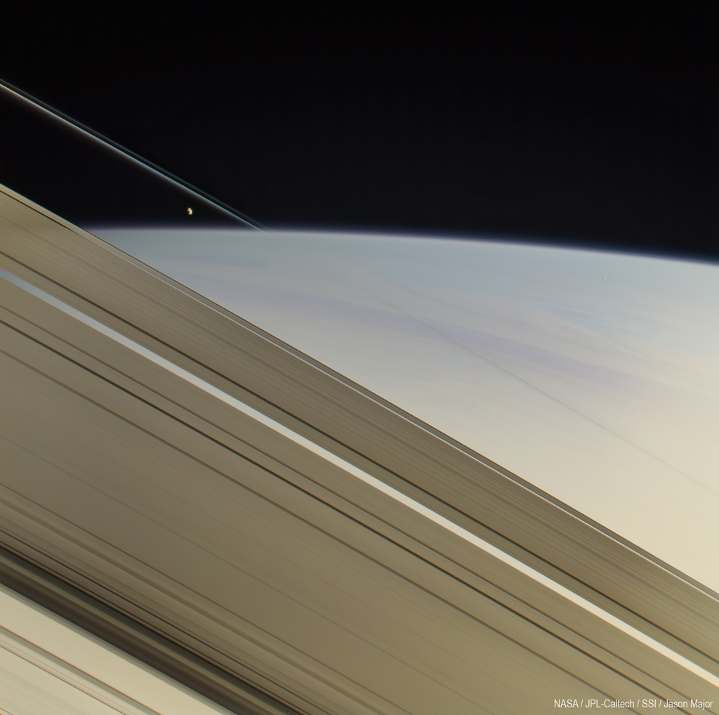 Prometheus in Saturn's rings
