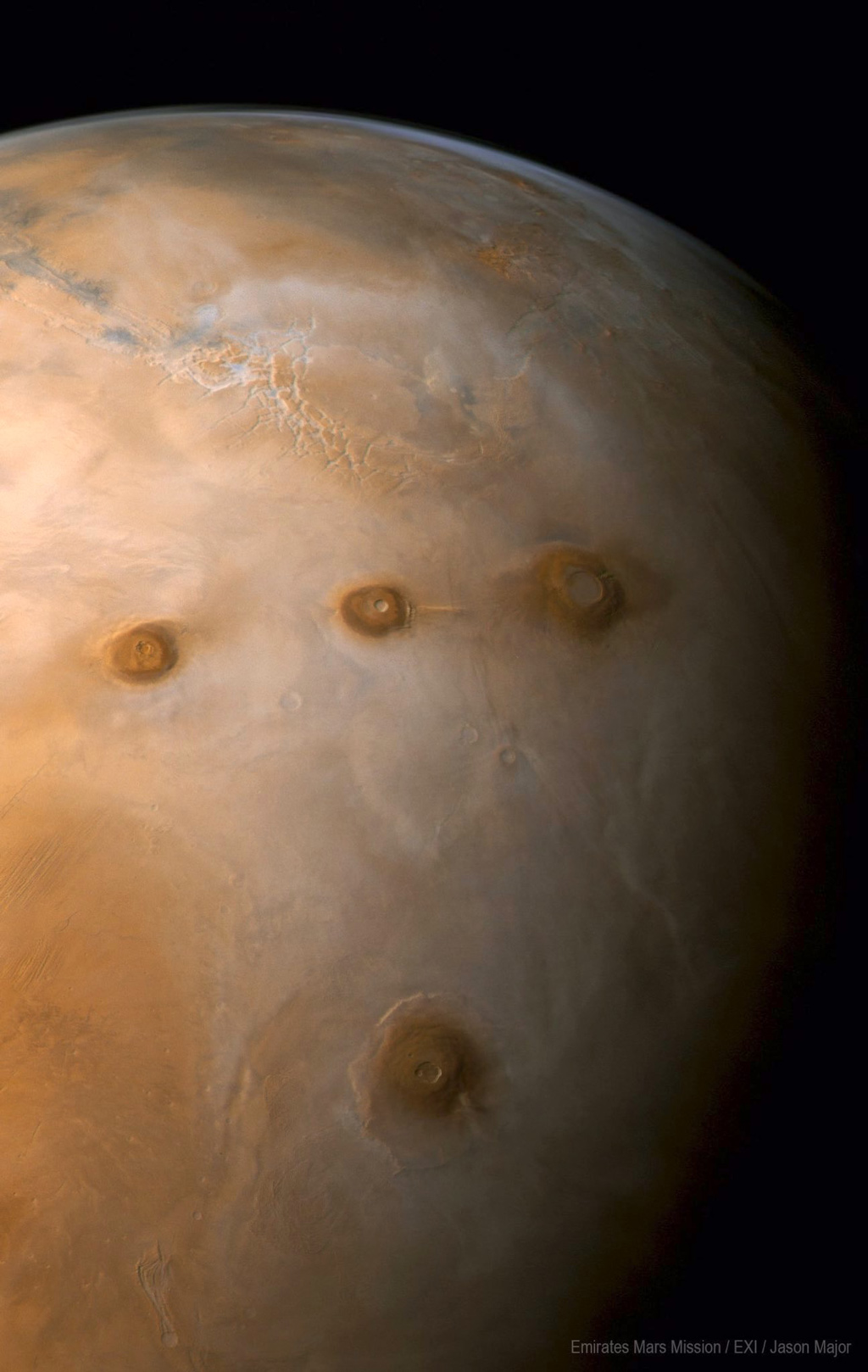 Martian Fog and Volcanoes