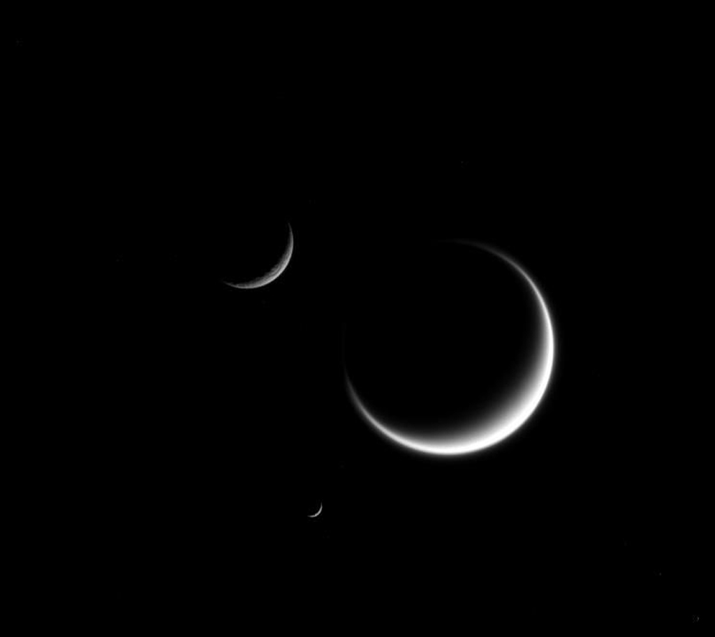 Saturnian moons