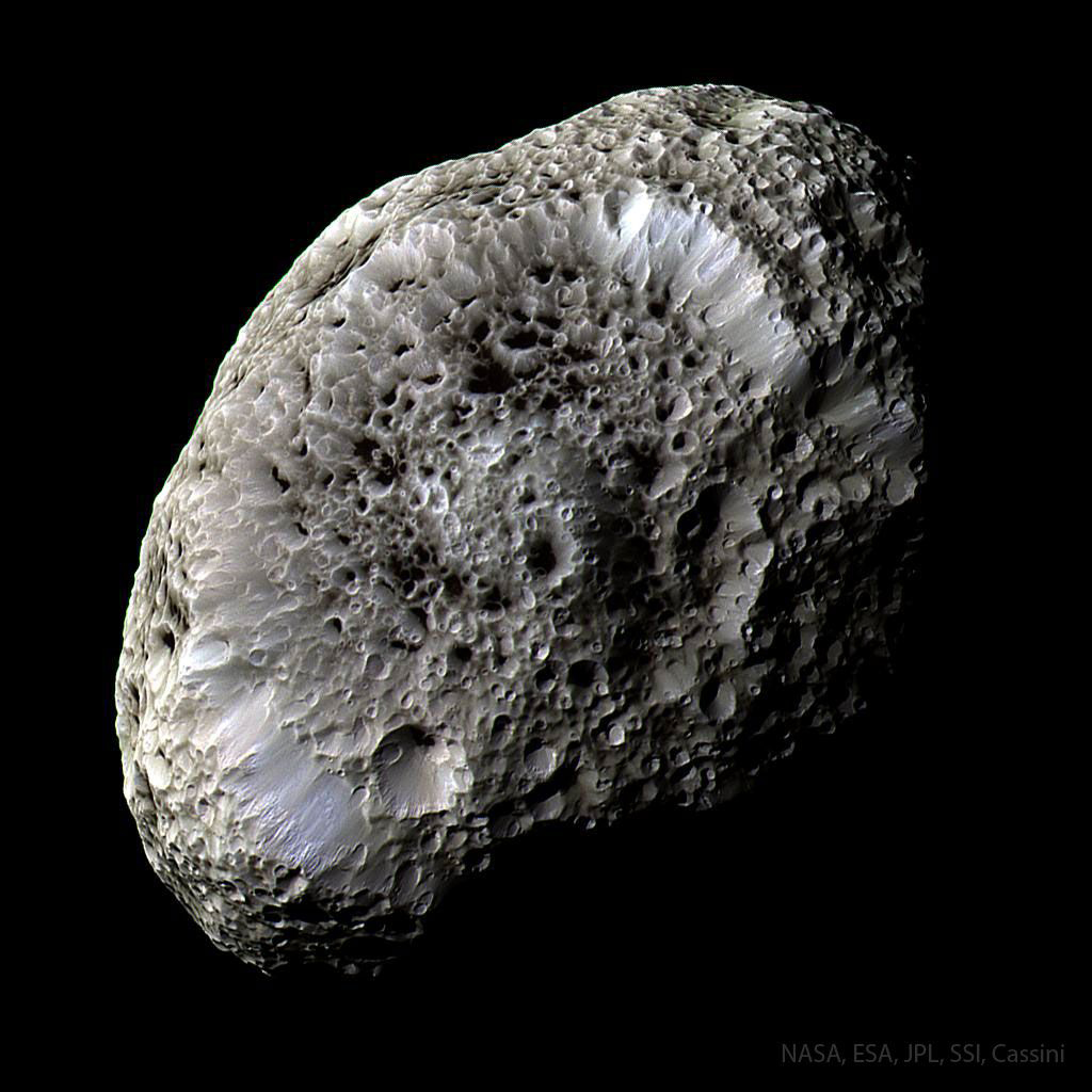 image of the moon with deep craters