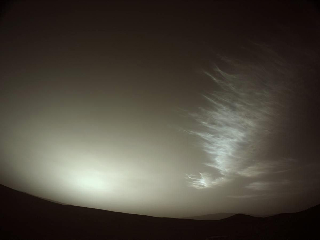 Clouds on Mars