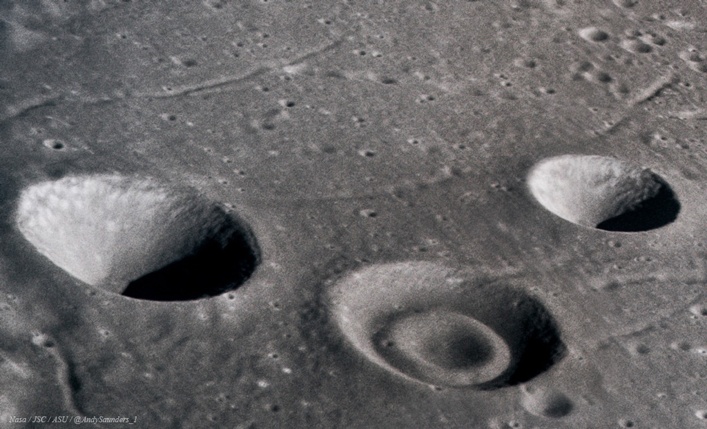 Impact Crater on the Moon
