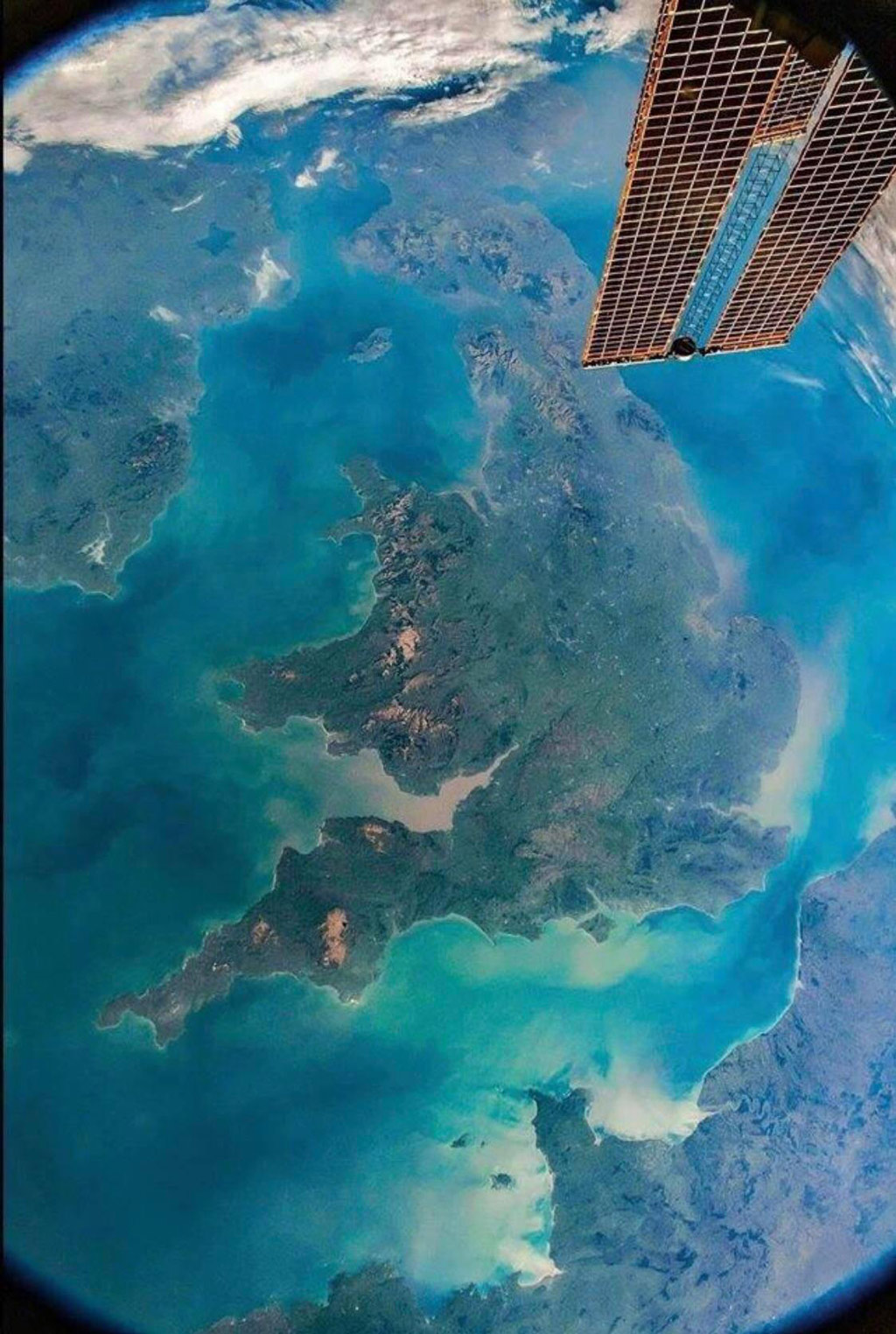UK and France from the ISS