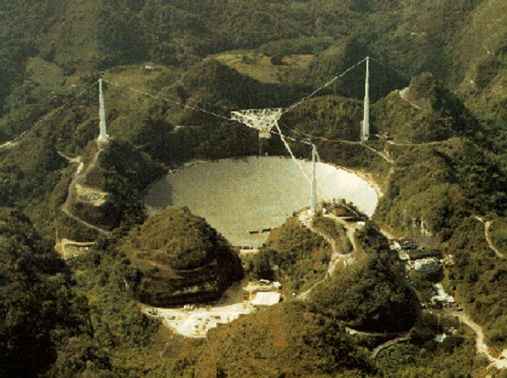 Arecibo Telescope in 1998, Puerto Rico