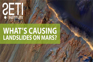 SETI Live Landslides on Mars