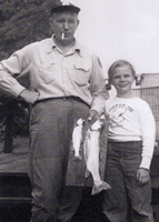 Jill as a child with her dad