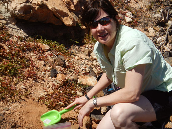 Image of Janice Bishop digging