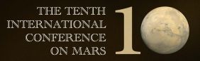 10th International Conference on Mars banner