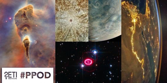 Collage of this week's planetary pictures