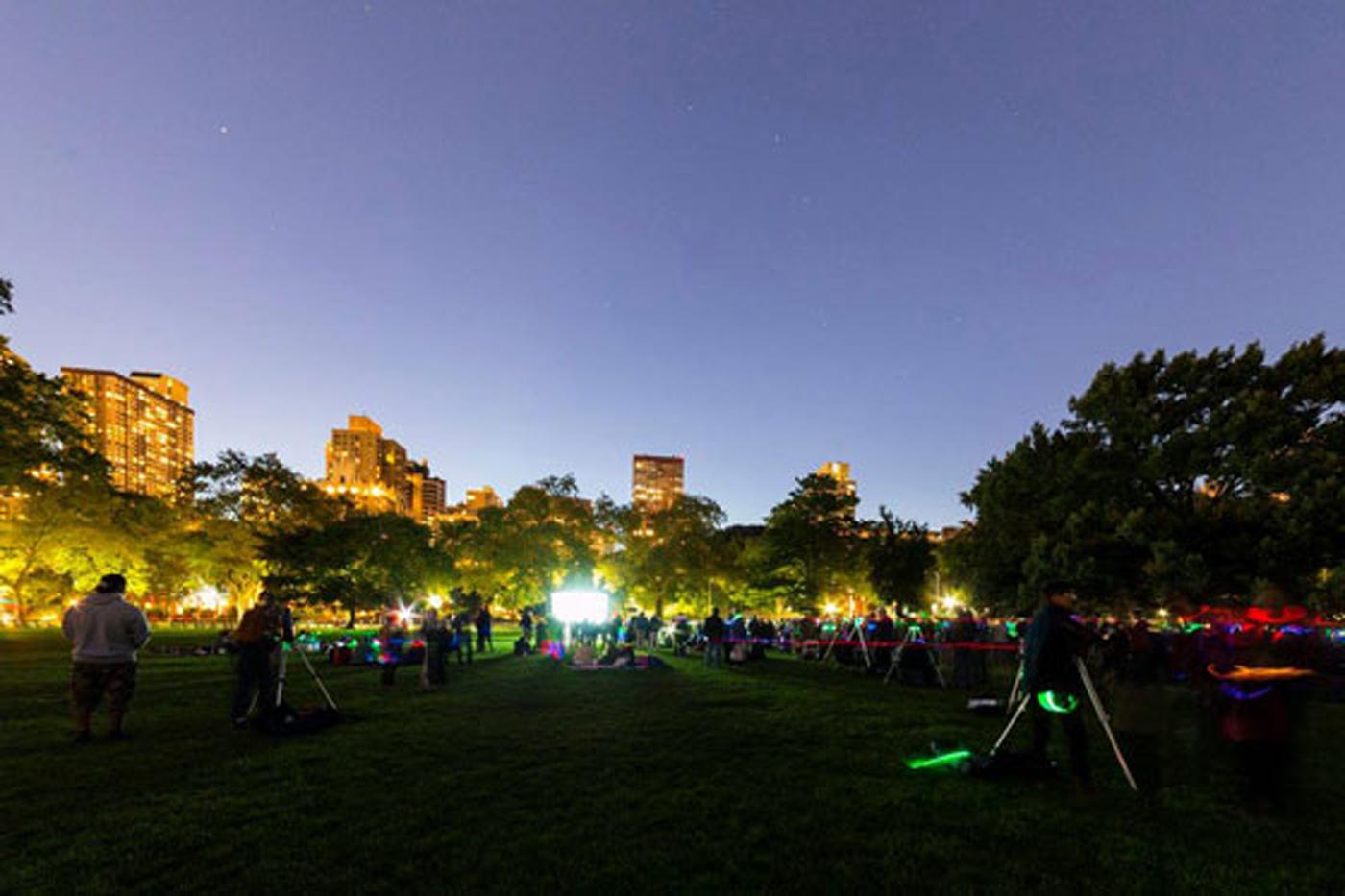 Starfest in Central Park, NY