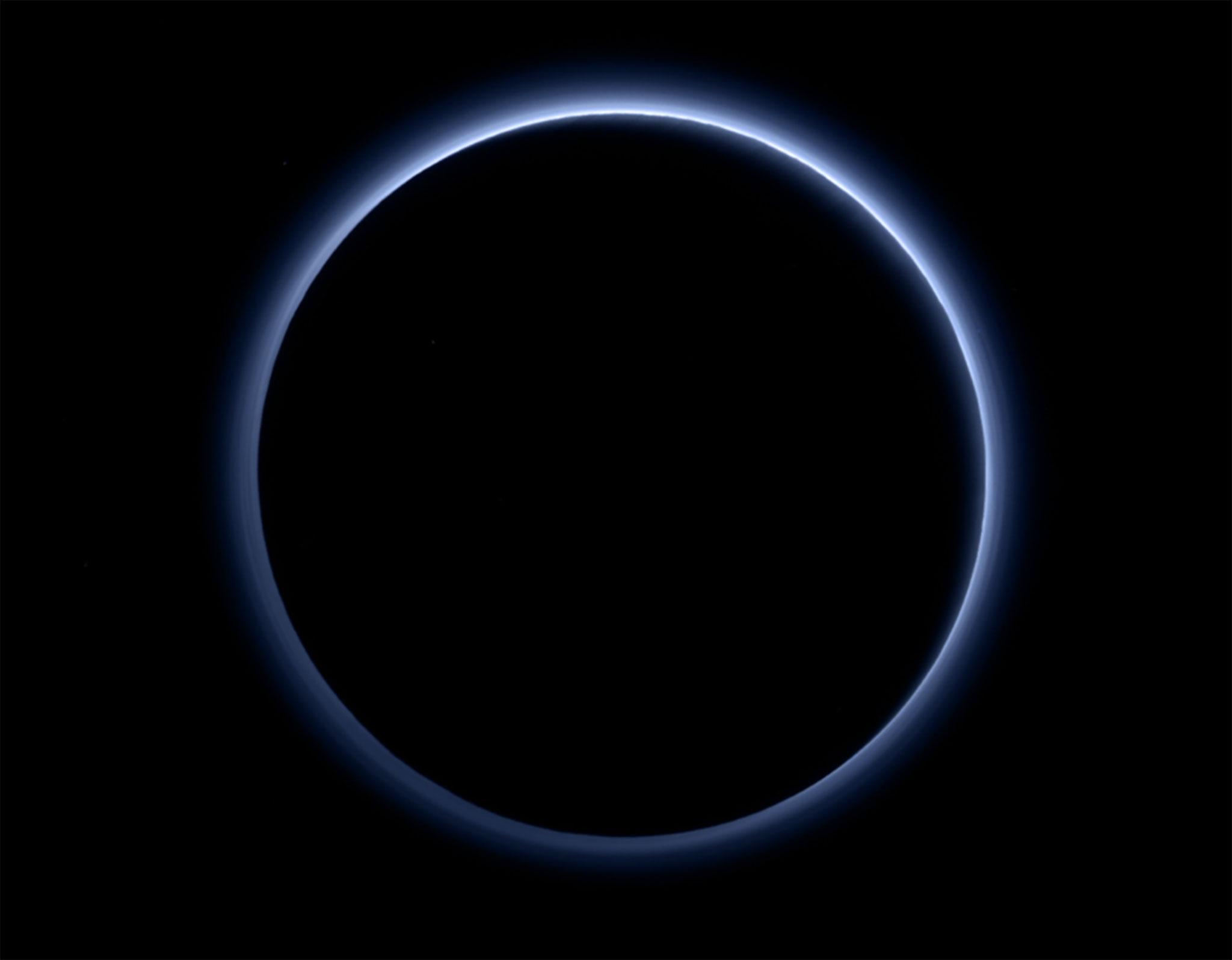 Pluto glow