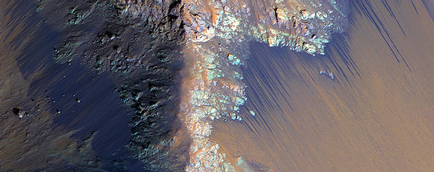 Liquid on Mars