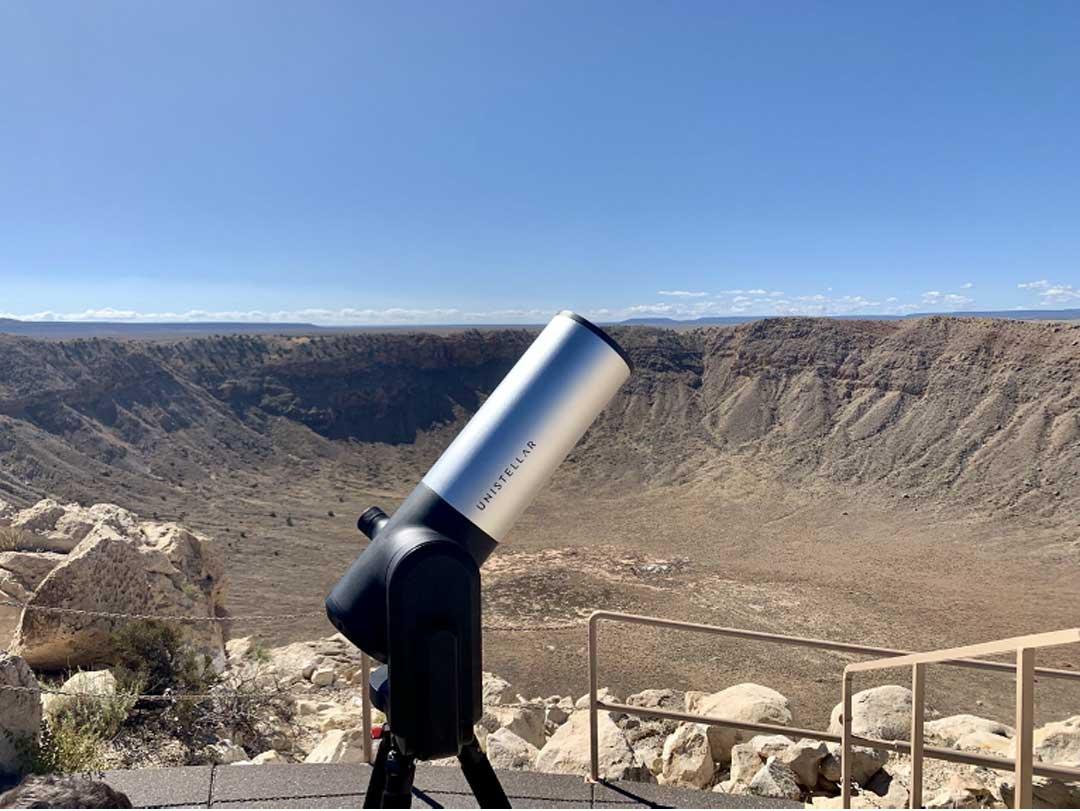Unistellar telescope at Meteor Crater