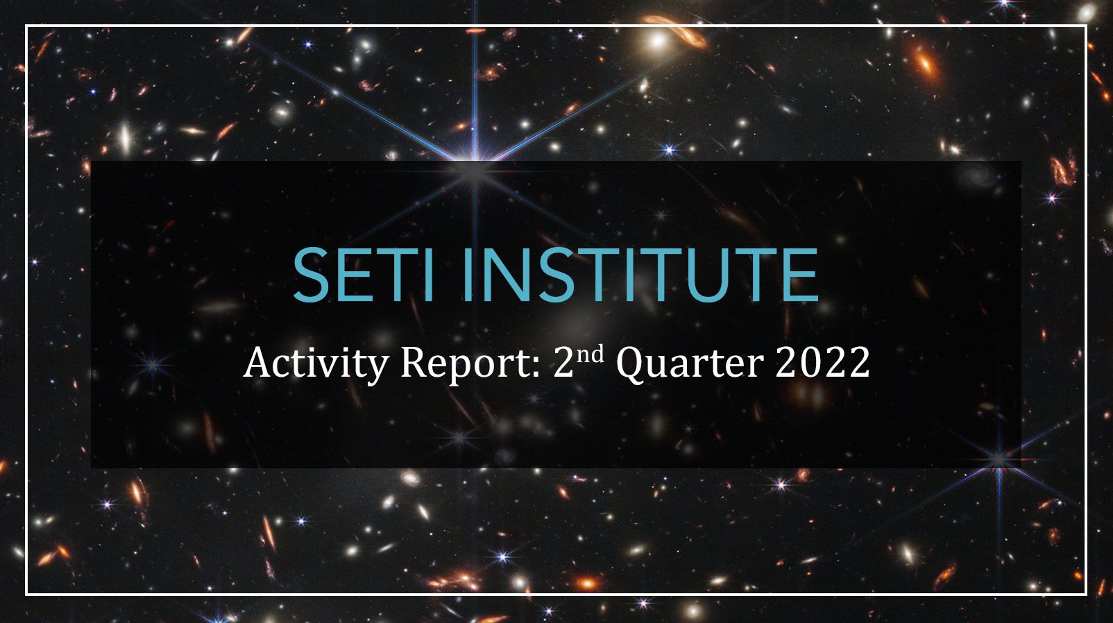 Activity Report 2022 Q2 - JWST