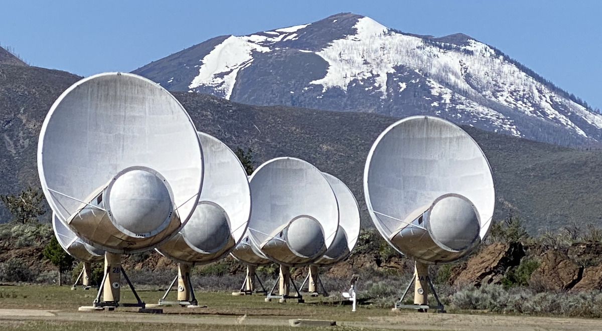 Allen Telescope Array in Hat Creek, CA
