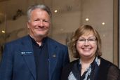 SETI Institute President and CEO Bill Diamond with Drake Award recipient Victoria Meadows