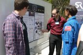 FDL Teams presenting their research at Event Horizon 2018 to Astronaut Yvonne Cagle