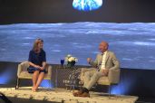 Ambassador Caroline Kennedy and Jeff Bezos, founder of Blue Origin