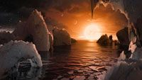 artist's concept of alien landscape